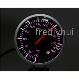 Free Shipping 2.5 INCH 60MM Auto Defi Gauge, car meter TEMP Oil Temperature Meter 