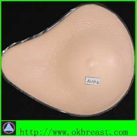 Free shipping!Spiral shaped lightweight silicone breast prosthesis for mastectomy