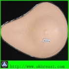 Free shipping!Spiral shaped lightweight silicone rubber breast for mastectomy