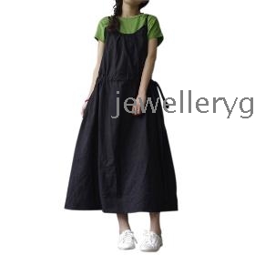 Free shipping ,Hot selling Fashion 2013 spring & autumn noble women's grace black linen loose thin soft strap dress ,AN-410
