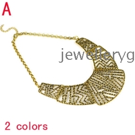 Free shipping ,wholesale classic hollow out style alloy pendant necklaces ,2pcs/lot ,NL-1884
