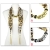 2 ks / lot , Doprava zdarma , Prodej populární leopardí náhrdelník šátek slitina řetěz střapec končí návrhář ženy šátek , NL- 2031