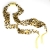 2 ks / lot , Doprava zdarma , Prodej populární leopardí náhrdelník šátek slitina řetěz střapec končí návrhář ženy šátek , NL- 2031
