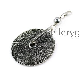 Wholesale jewelry accessories ,free shipping ,Round casting pendant scarf accessories ,PT-397 