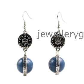 free shipping Retaail earrings ,hot sale elegant plastic bead jewelry earrings , ER-549 