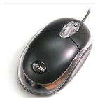 Pervious to light the little black rat small laptop mouse USB interface      