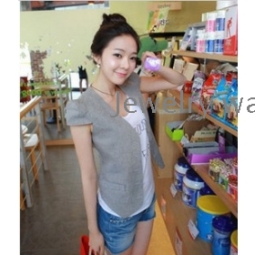 New chun xia hold new women's fair maiden temperament han joker cultivate one's morality bud sleeve small suit suit