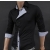 Mænds Strik Cardigan Fake Pocket DesigMens Shirts Uregelmæssig Front Lang ærmet Slim Casual Shirt Cotton Detail & Wholesalen Slim Casual Sweater Coat ML XL Engros