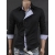 Mænds Strik Cardigan Fake Pocket DesigMens Shirts Uregelmæssig Front Lang ærmet Slim Casual Shirt Cotton Detail & Wholesalen Slim Casual Sweater Coat ML XL Engros