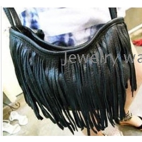 Single shoulder bag under the small new female bag han edition small tassel bag leisure      