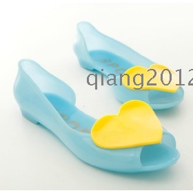 Free Shipping/ Jelly shoes / fish shoe / wedge heel / Ribbon Sandals   