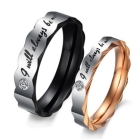 Korean jewelry wholesale 2012 new Korean fashion jewelry titanium steel diamond couple ring stainless steel ring GJ301 10pcs/lot 