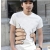 2012 nieuwe stijl Mannen basis overhemd strakke korte mouwen T-shirt O - hals t-shirt mannen primer overhemd met Creative grote hand