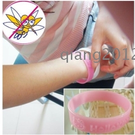 wholesale free50pcs/lot shipping  natural cute  Mosquito insect bracelet band  writstband Repellent anti Bracelet  