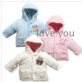 Winter coat of  3 color cartoon nut, Japan and South Korea version nut clasp long sleeve blouse coat 