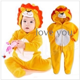 Conjoined twin clothing  hooded ha clothing  children's clothing bag feet fart polar fleece climb clothes B255 