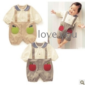 Men and women new  false two pieces lovely fruit modelling conjoined twin clothing  climb clothes 