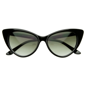 Fashion accessories Super Cateyes   Fashion Mod Chic High Pointed -Eye Sunglasses 
