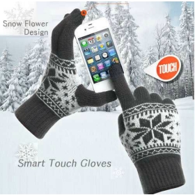Free shipping New Ladies Warm Wool Blends  Screen Gloves For   Smart Phones