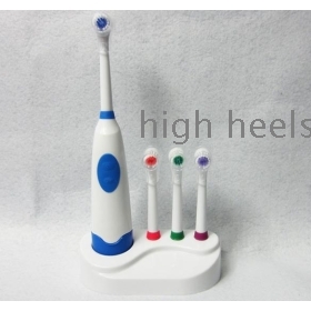 Escova elétrica adulto / crianças escova de dentes elétrica / 4 escova de alta qualidade macio tipo móvel com bainha