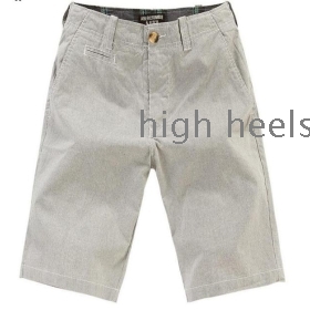 2012 new summer shorts man leisure shorts water grid cloth pure cotton shorts          