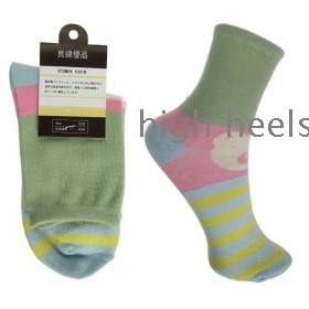 Lady sock socks South Korea pure cotton lovely cartoon socks