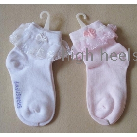 Super- feine Spitze Socke Socken Mädchen sox Kinder Babyprinzessin sox Baumwollsocken
