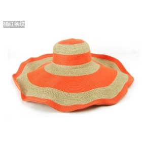 20 centímetros chapéu de palha ao longo da praia large cap raio ultravioleta Coréia do Sul fêmea verão pode dobrar DaYanMao sunbonnet