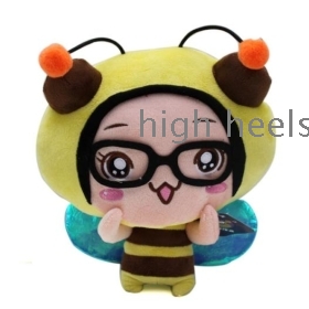 New sale food dish plush toys genuine food dish figures change small bee three paragraphs!            