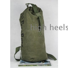 Free fitness thick canvas bag base motion barrels pack military package travel bag large outdoor climbing shoulders             