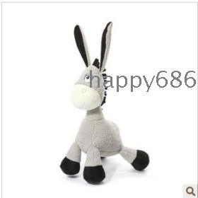 Lovely doll fluffy wool toy market donkey hold pillow cushion for leaning on children's day gift