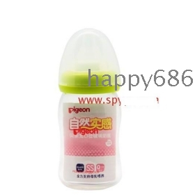 Wide diameter glass bottles of 160 ml ml + own SS nipple