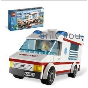  city series ambulance L4431 boy PinCha educational building blocks 