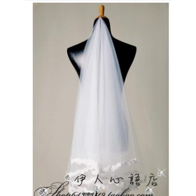 Nevěsta svatební závoj nevěsty svatební šaty kování dáma pneumatiky krajky závoj bílý závoj