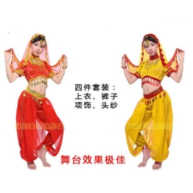 Gyermek tánc a népviselet ruházati Xinjiang India dance ruházat