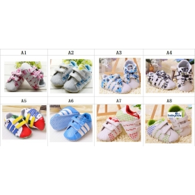 EMS Free shipping!12pairs/lot!New shoes,non-slip shoes,infant shoe,fashion sport shoes,allow to mix designs,