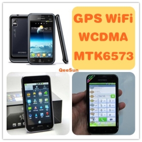 1 piece 3G WCDMA Smart Mobile Phone MTK6573 Chip Google PDA Android 2.3 OS Capacitive Screen MTK 6573 GPS WiFi German Czech Star X19i 