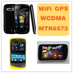 3G WCDMA Mobile Phone Android 2.3 MTK6573 GPS WiFi Smart Phone Czech Danish German Norwegian Finnish Swedish French Dutch A101 