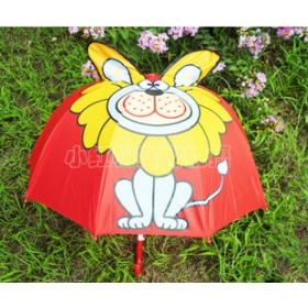 Cartoon Red 's the Lion King Rain Umbrella Safely For Children