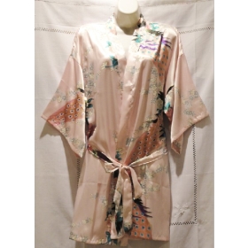 Free shipping NEW WOMEN SILK SATIN PAJAMA SLEEPWEAR SHORT NIGHT GOWN ROBES LADIES#11