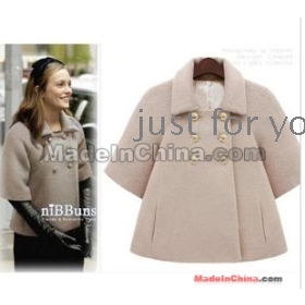 2012 new foreign trade NeZi women's seven minutes of sleeve female qiu dong increase the lastest winter coat code