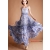  high-end custom that snow spins condole wiping a bosom long skirt blue flowers and pure and fresh and elegant rural