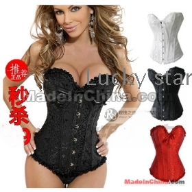 hh  wholesale New Sexy White Wedding Corset body lift shaper  corset Lingerie Free shipping!!