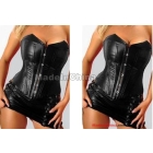   g VCorset leather garment really cortex of palace exercise selfcontrol model body dress attire waist corsage DS steel tube stage performance clothing