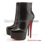 Super high heels nightclub waterproof table Korean  knight boots in Europe and America