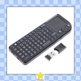 Hot Selling!Rii Mini Wireless  Keyboard Mouse Touchpad Presenter, Free Shipping + Retail Box via cpam