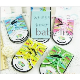 Lovely shoes note pads  note N times put  gift South Korea stationery 25 g 