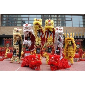  high quality pur Lion Dance Costume  of pure wool