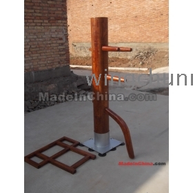 free standing wooden dummy with suction cups, Jeet Kune Do, Wing Chun wooden dummy, Martial arts,Ving Tsun