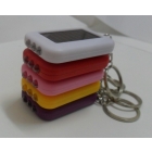 Free Shipping, 40pcs/lot wholesale Colorful Mini Solar Power Rechargeable LED Flashlight  Light  mini Solar keychain 